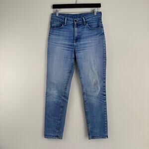 Mott And Bow Jeans Women's 28x28 Denim Mom Jean Distressed Needs Repair READ